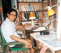 my bedroom and study