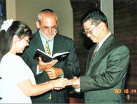 Hong's & Sandy's wedding at Trinity